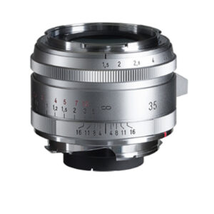 Voigtländer Nokton 35mm 1.5 II VM Vintage Line silber für Leica M
