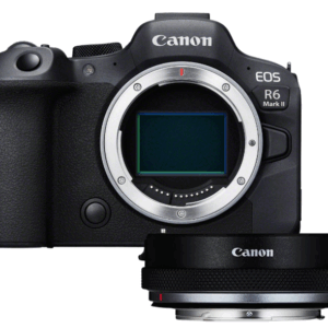 Canon EOS R6 Mark II + EF-EOS R mit Steuerungsring