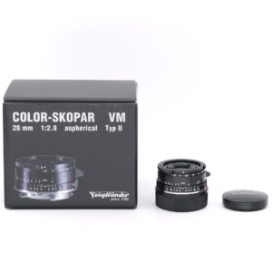 Voigtländer Color-Skopar 28mm 2.8 VM schwarz asph. Type II Leica M Einzelstück #**