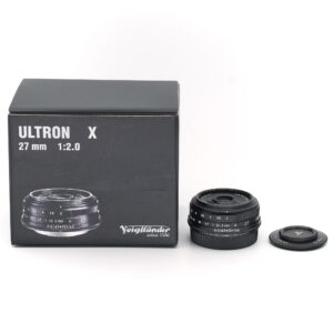 Voigtländer Ultron 27mm 2.0 schwarz für Fujifilm X-Mount Einzelstück #**