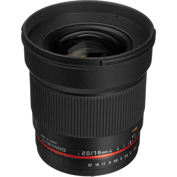 Samyang 16mm 2.0 ED AS UMC CS FT-Mount wie neu, im Originalkarton #X37256