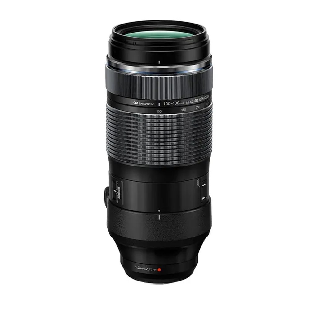 OM SYSTEM M.Zuiko ED 5,0-6,3/100-400 mm IS Objektiv schwarz