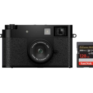 Fujifilm X-HF1 (X half) schwarz + SanDisk Extreme 128GB SDXC Karte