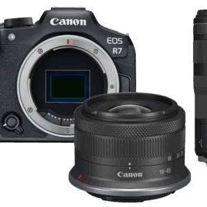 Canon EOS R7 + RF-S 18-45mm 4.5-6.3 IS STM + RF 100-400mm 5.6-8 IS USM